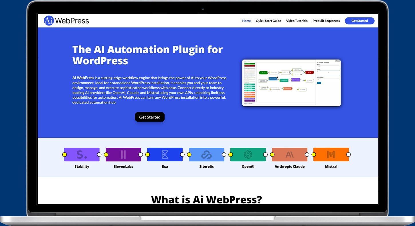 Ai WebPress - The AI Automation Plugin for WordPress